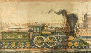Milwaukee Mississippi Railroad Co Lithograph